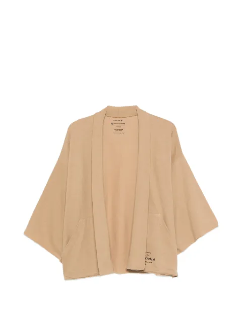 Osklen raw-cut kimono coat