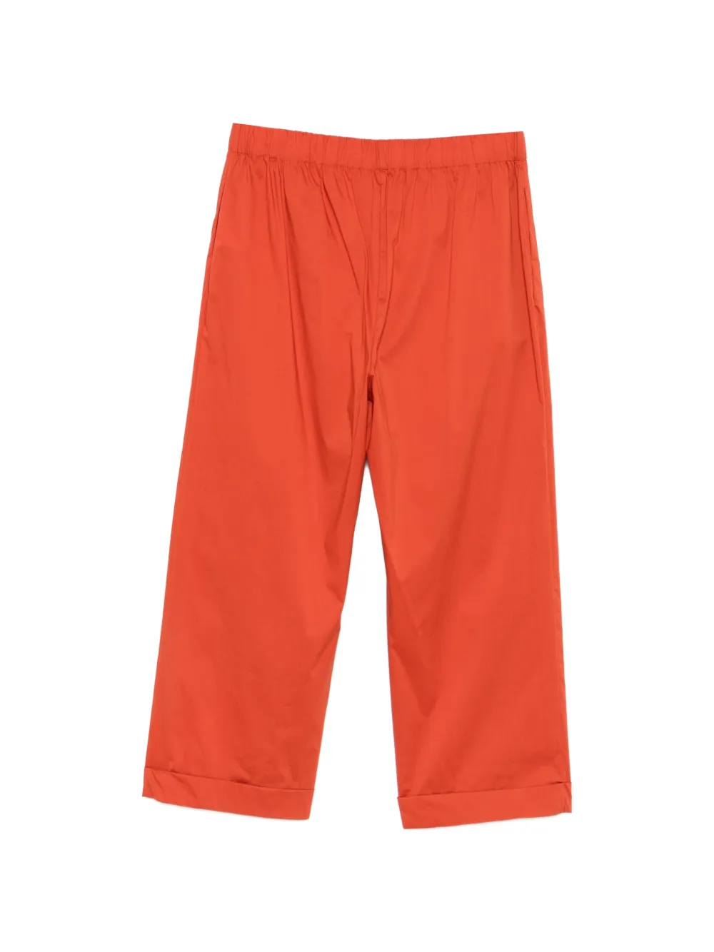 Liviana Conti Broek met elastische tailleband Oranje