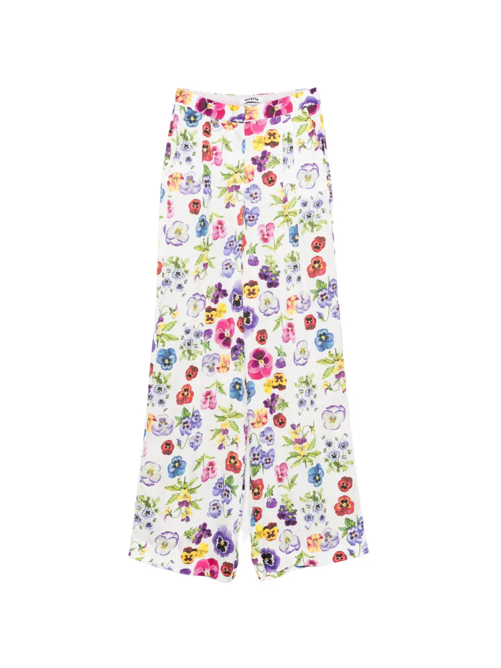 Vivetta floral-print trousers - Bianco