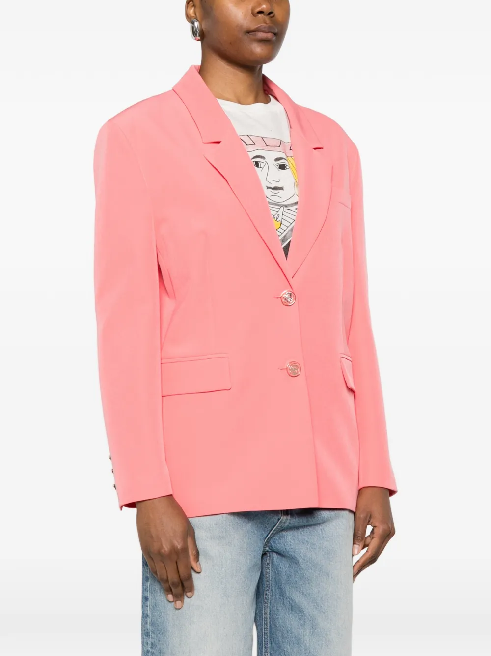  Blugirl Single-breasted Blazer - Pink 