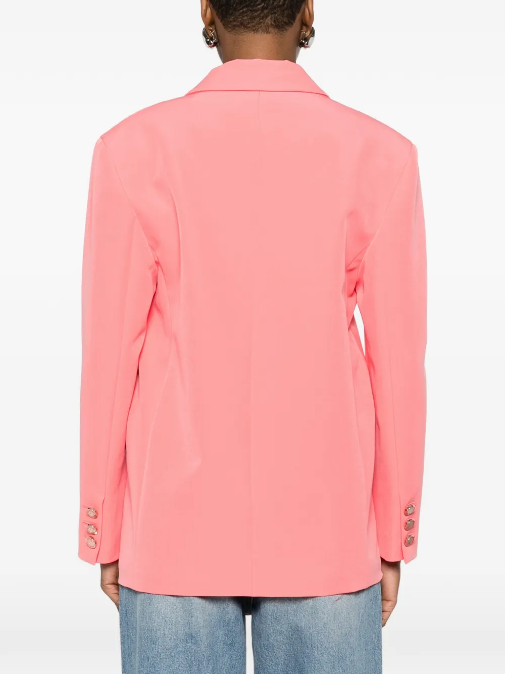 Blugirl Blazer met enkele rij knopen Roze