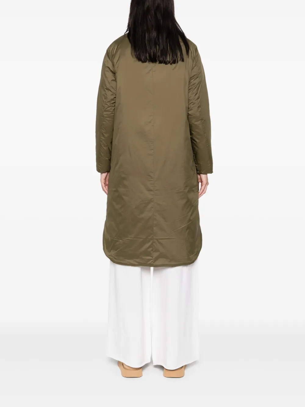 PSOPHIA Omkeerbare jas met knopen Groen