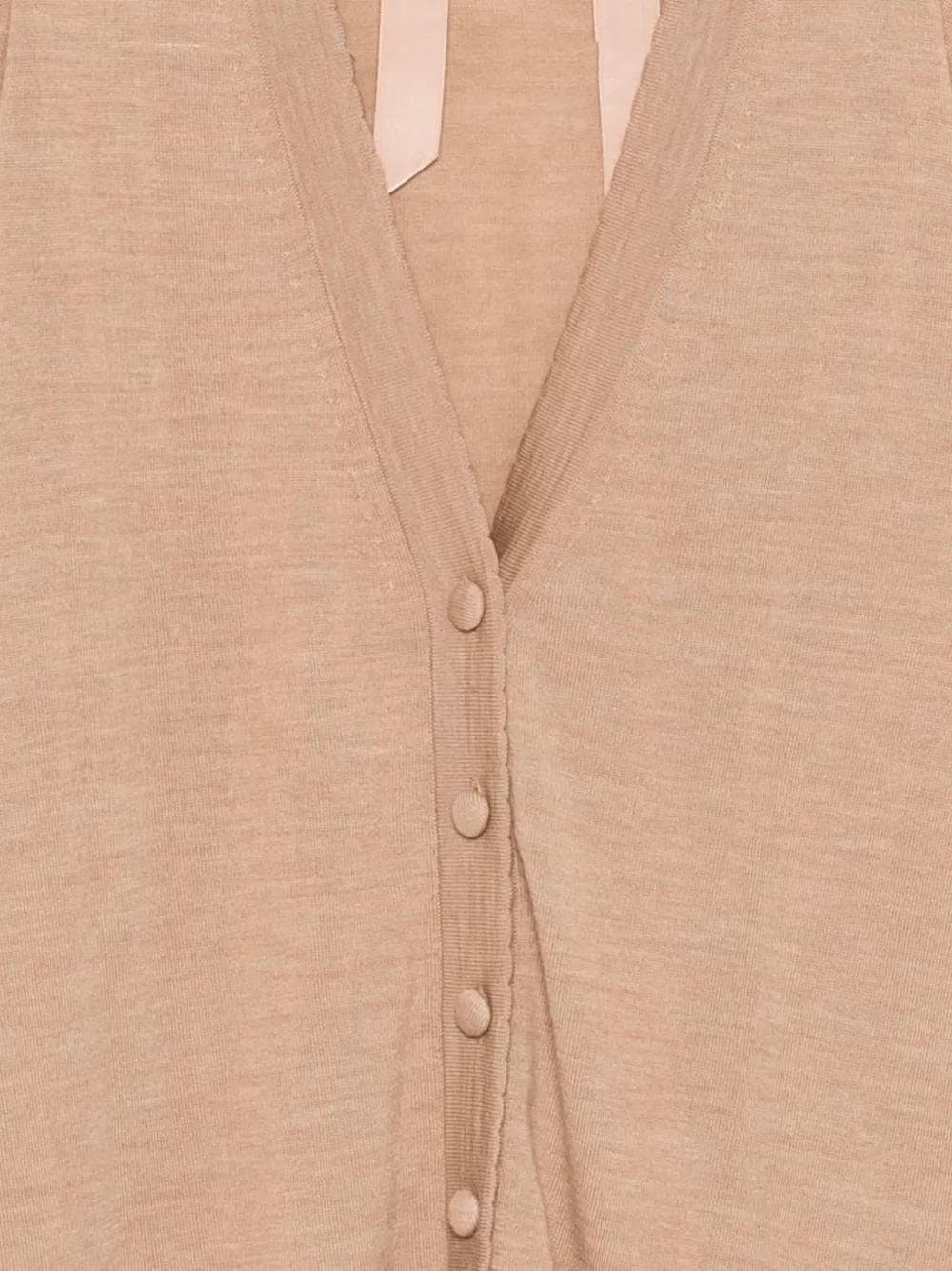  Nº21 V-neck Cardigan - Neutrals 