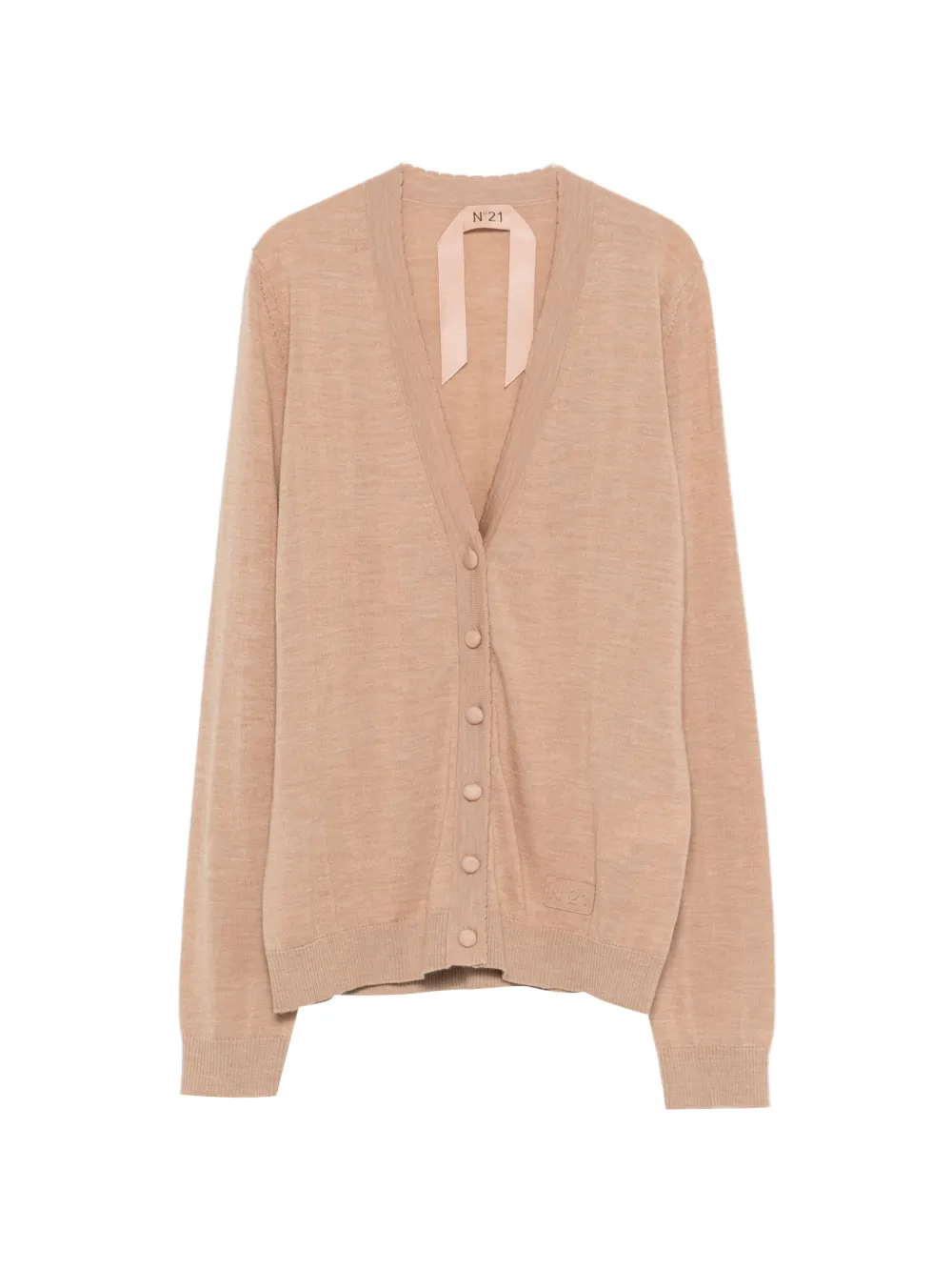 Nº21 V-neck cardigan - Toni neutri