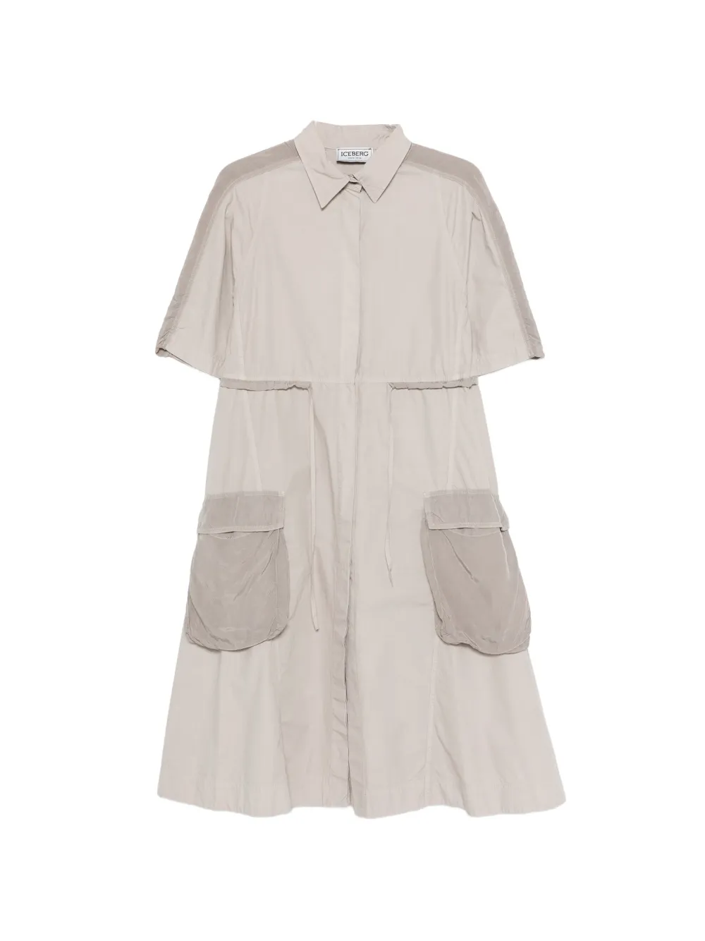 Iceberg pocket shirt dress - Grigio