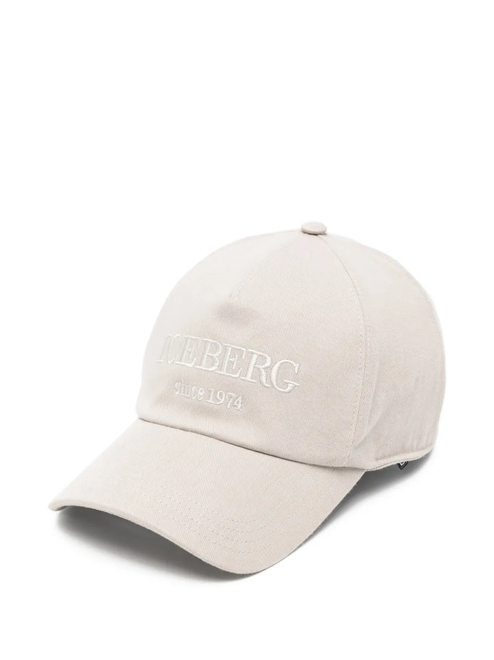 Iceberg Cappello da baseball con ricamo - Toni neutri