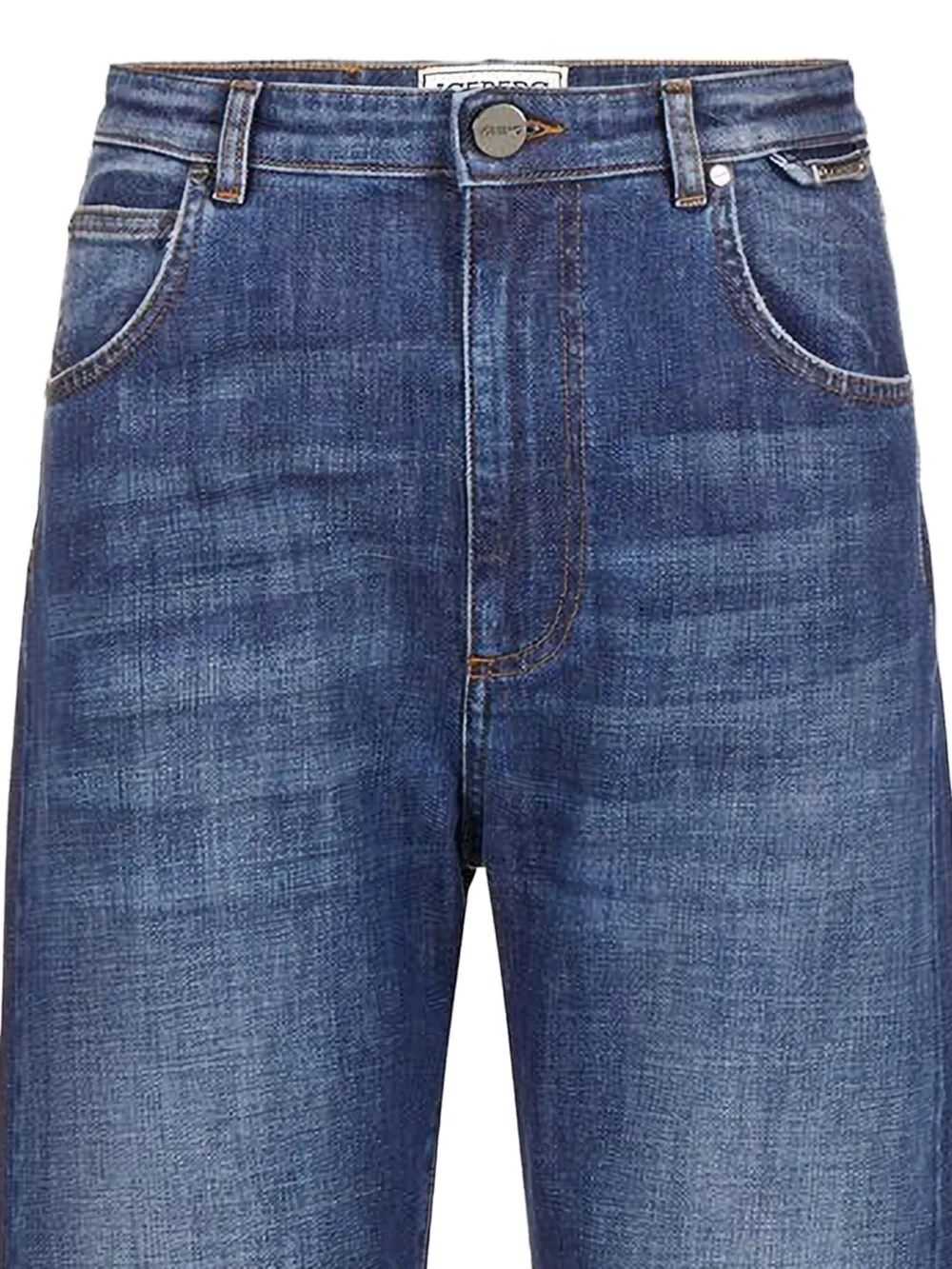 Iceberg embellished jeans - Blauw