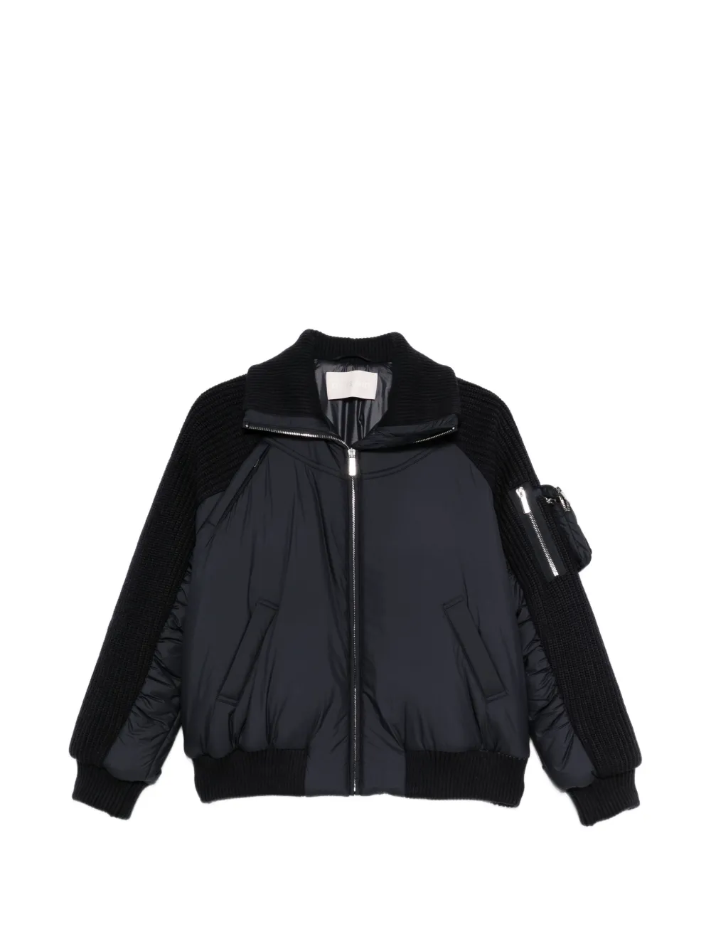 Circus Hotel patch-pocket padded jacket - Blu