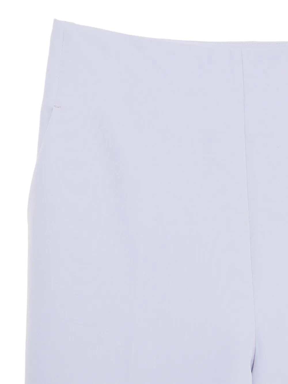 Blugirl High waist broek met paspelzak Paars