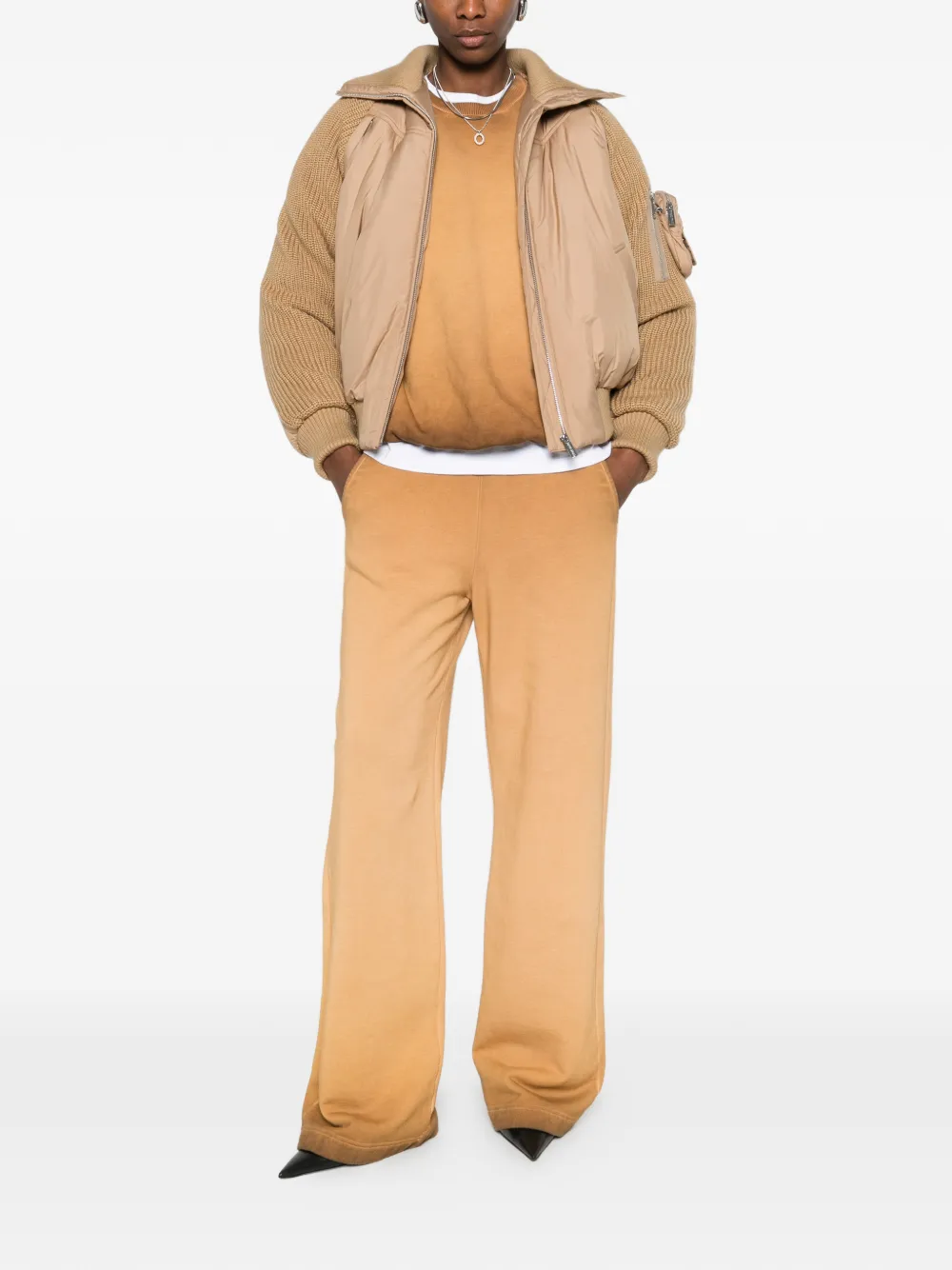  Circus Hotel Logo-patch Padded Jacket - Neutrals 