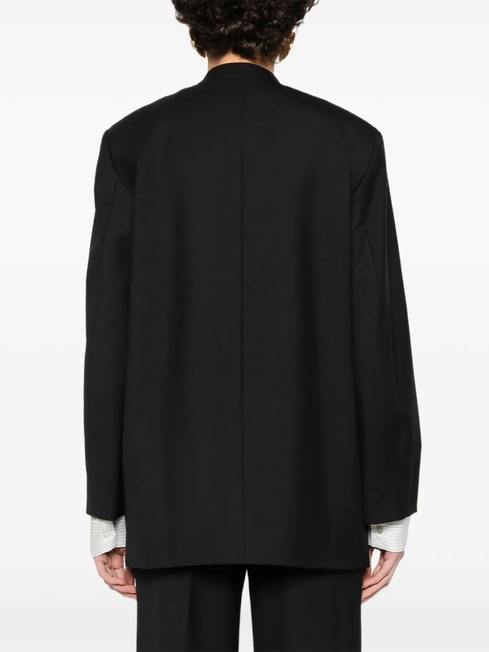 Erika Cavallini Blazer met klepzak Zwart
