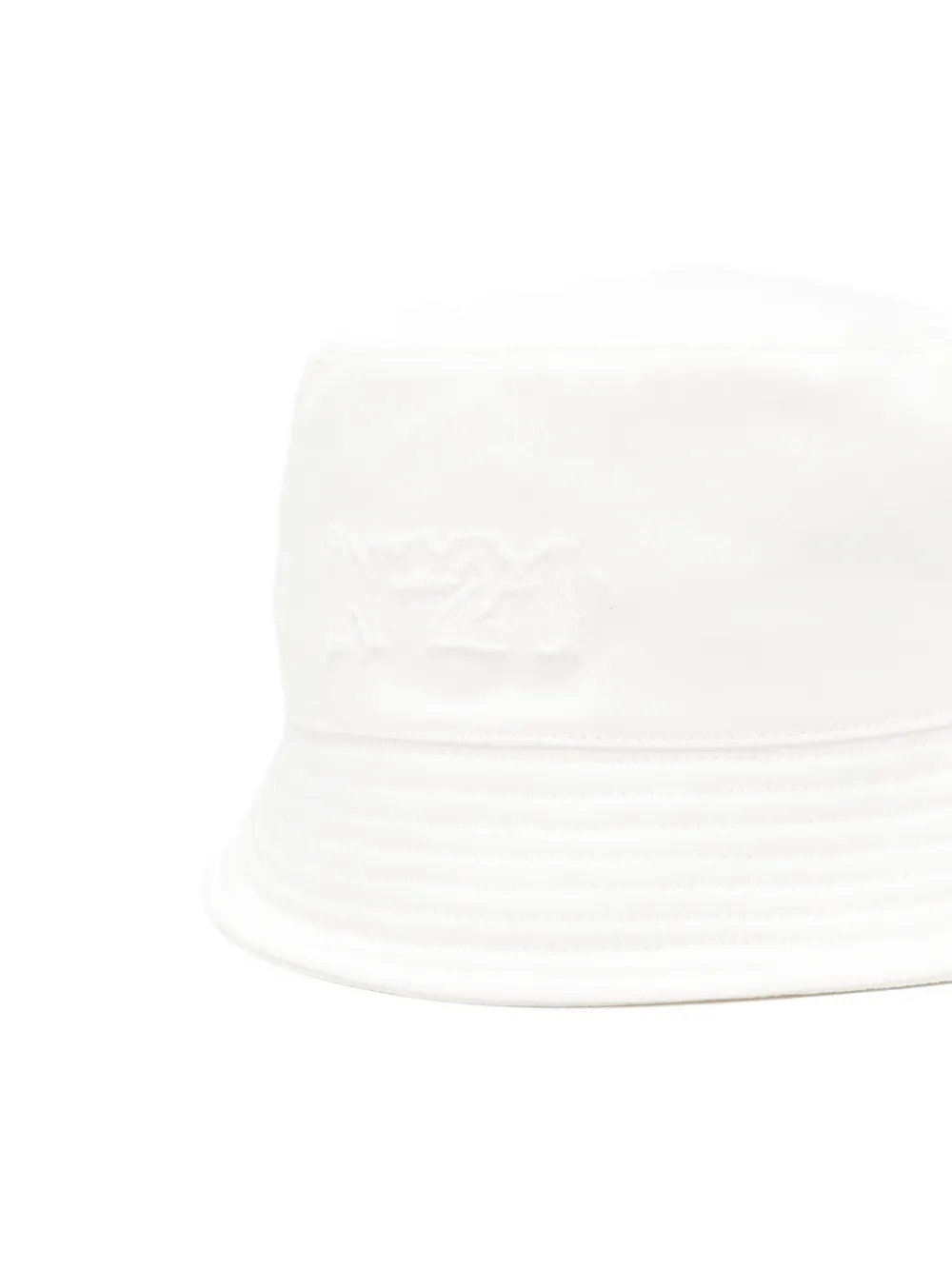  Nº21 Logo Bucket Hat - White 