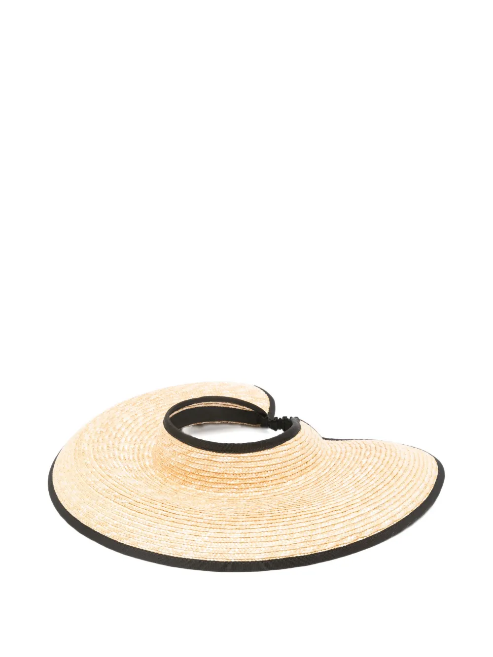 Borsalino straw trim hat - Toni neutri