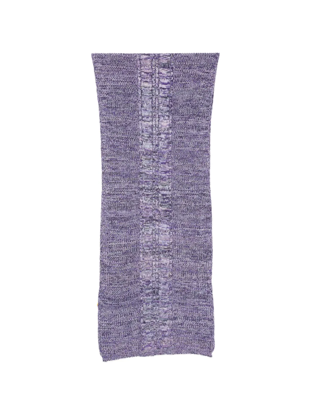 Missoni cable-knit space-dye scarf - Viola