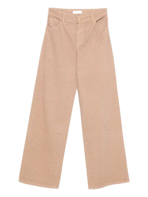 Blumarine rhinestone-embellished jeans