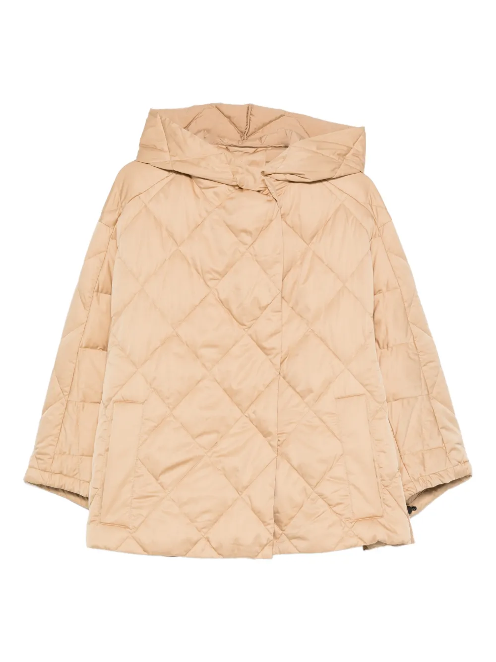 Liviana Conti hooded quilted jacket - Toni neutri