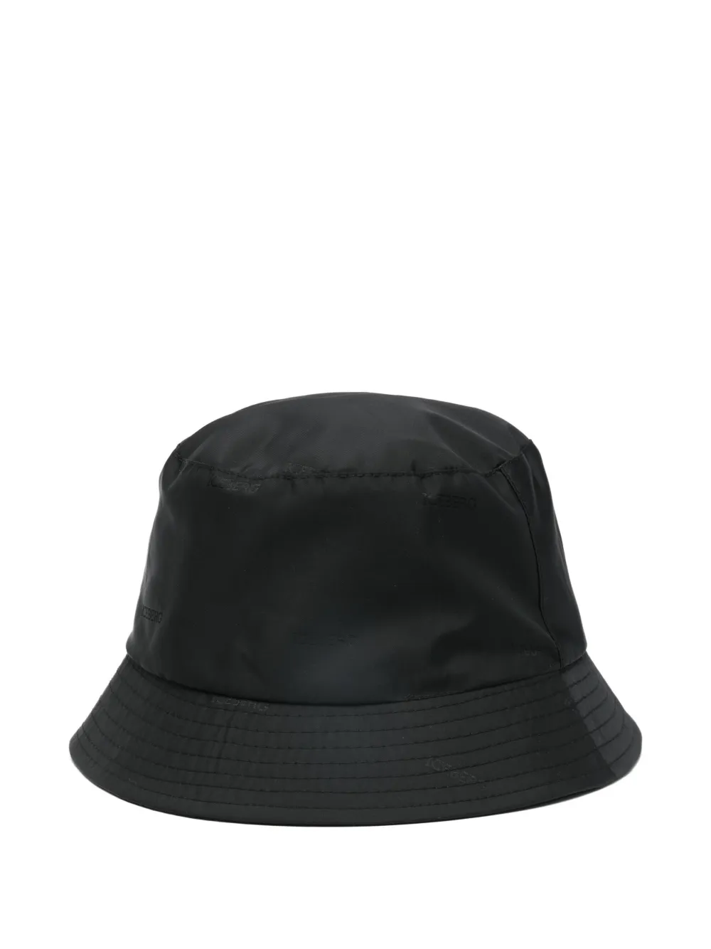 Iceberg Cappello bucket con logo - Nero