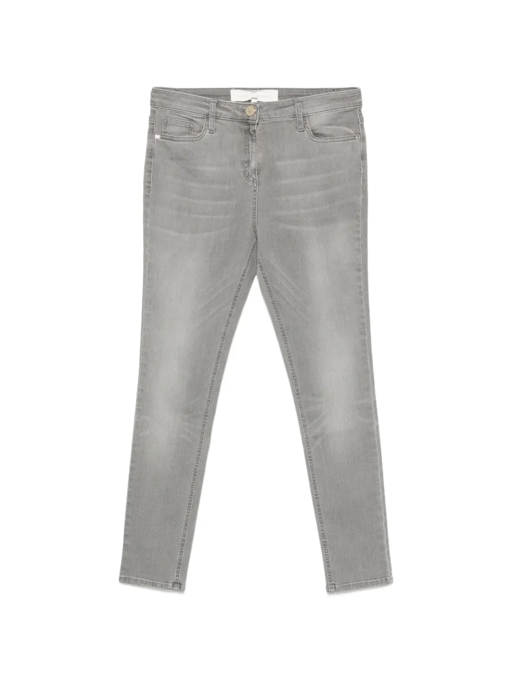 Elisabetta Franchi cropped jeans - Grigio