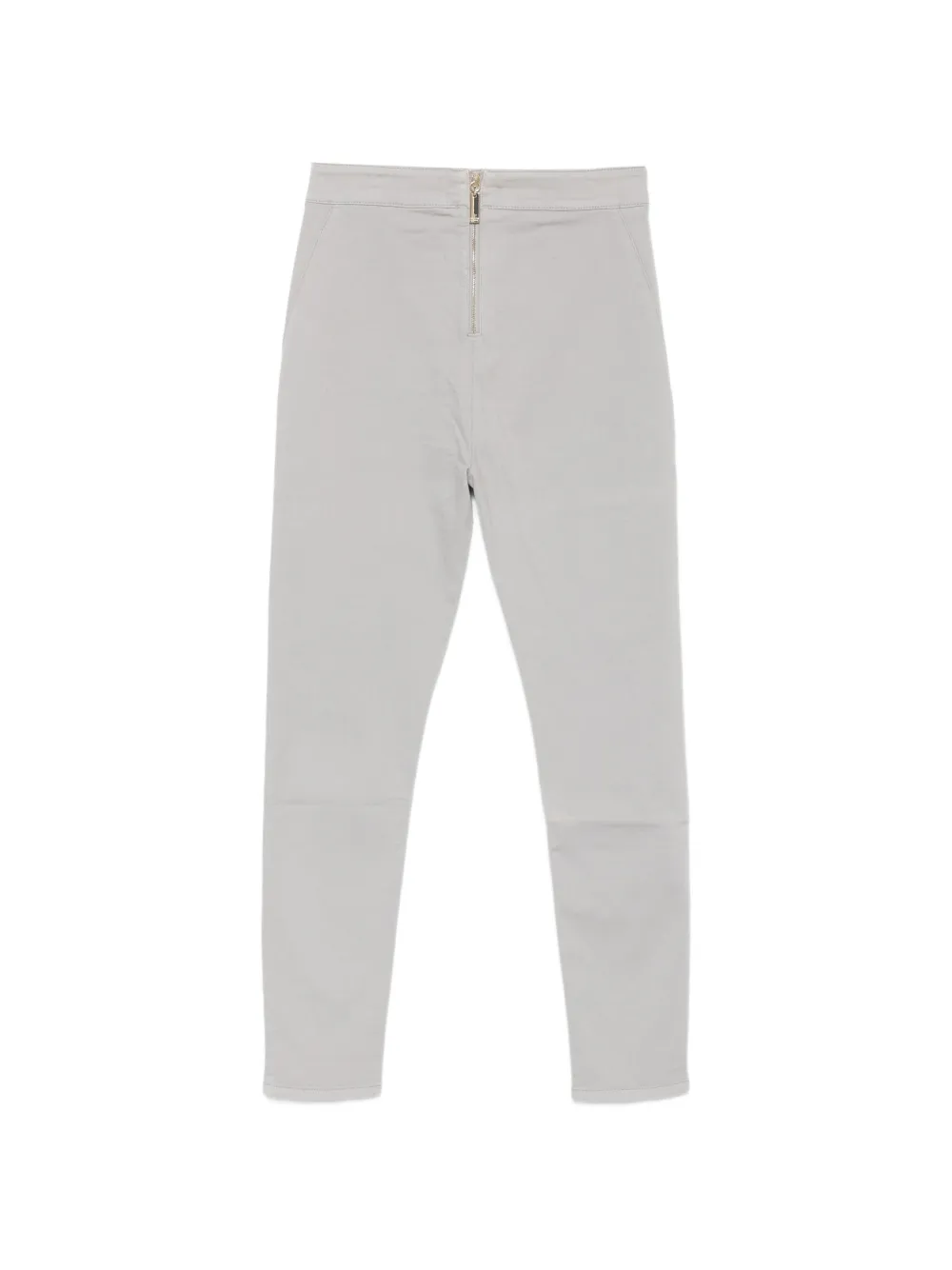  Elisabetta Franchi Vaqueros Con Cinturón - Gris 