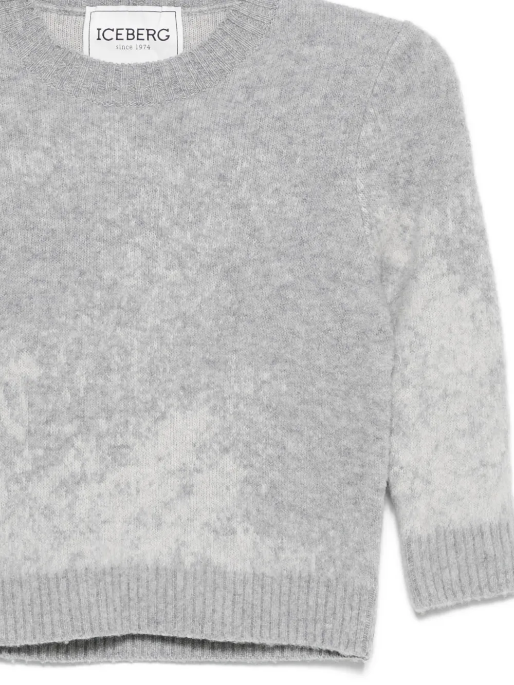Iceberg Sweater met ronde hals Grijs