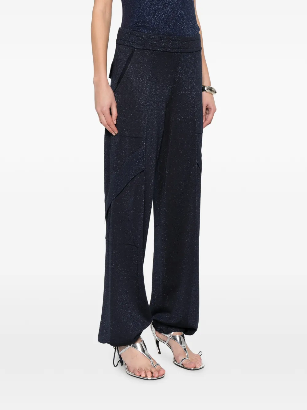 Circus Hotel Broek met cargo zak Blauw