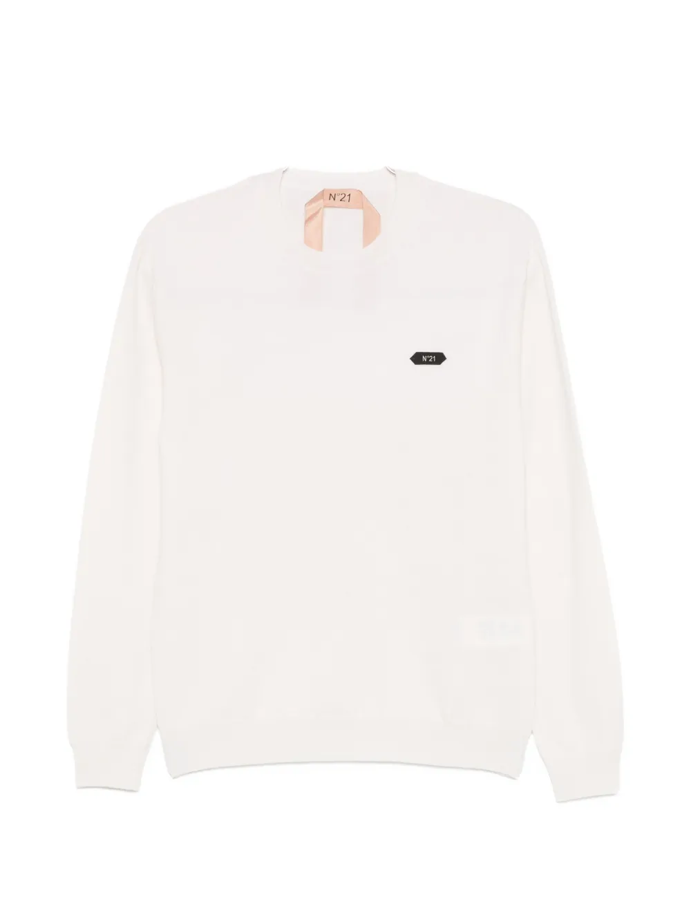 N°21 Logo-patch Sweater In Multi