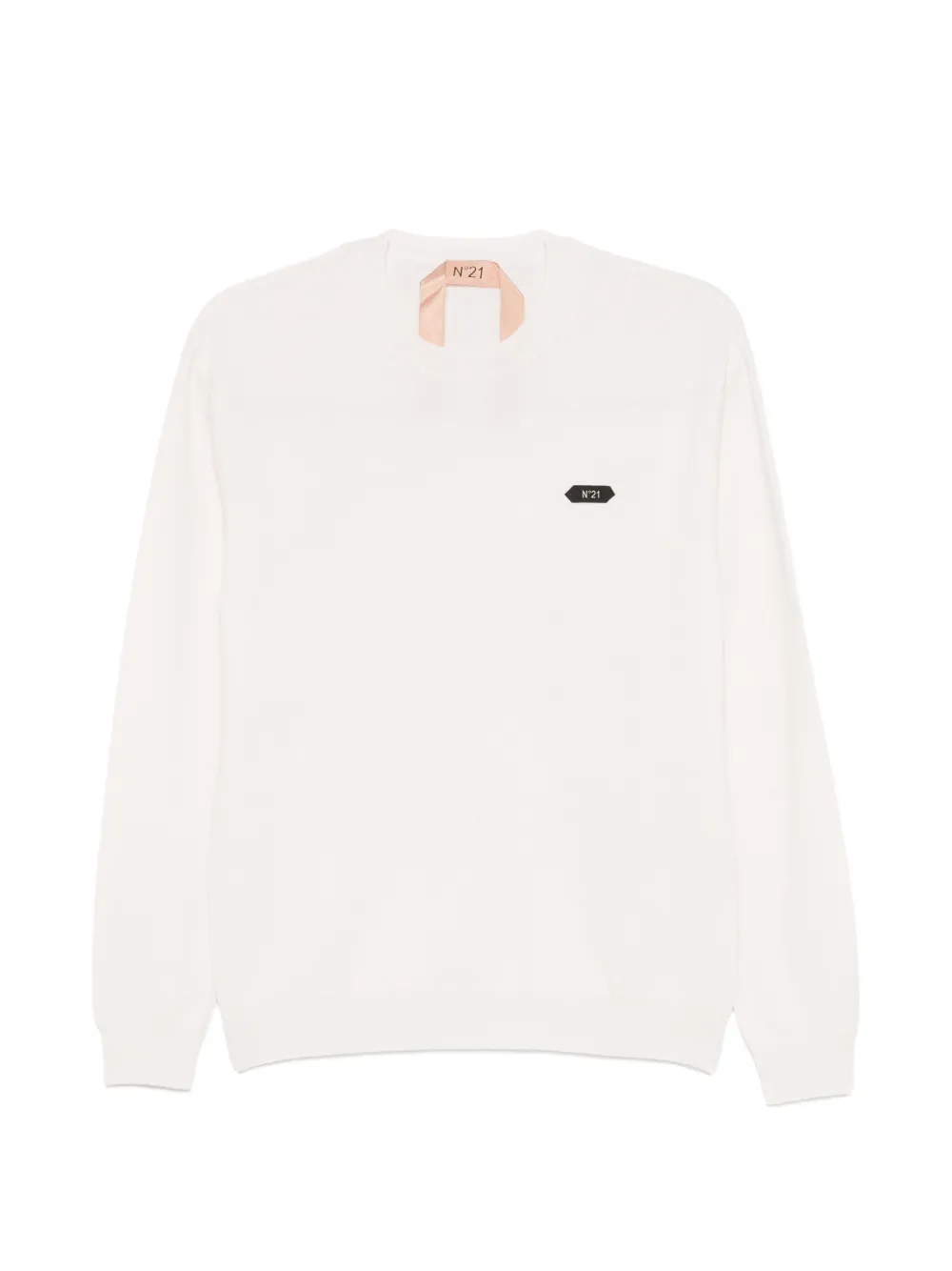Nº21 logo-patch sweater - Toni neutri