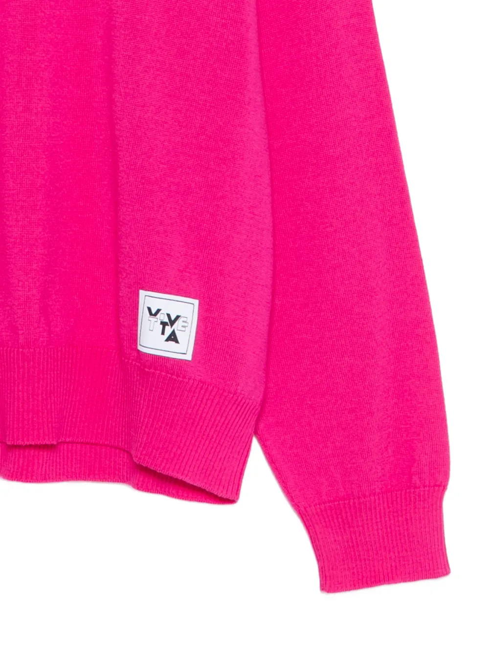  Vivetta Logo-patch Sweater - Pink 