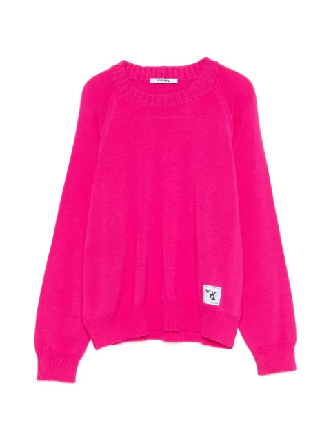 Vivetta logo-patch sweater