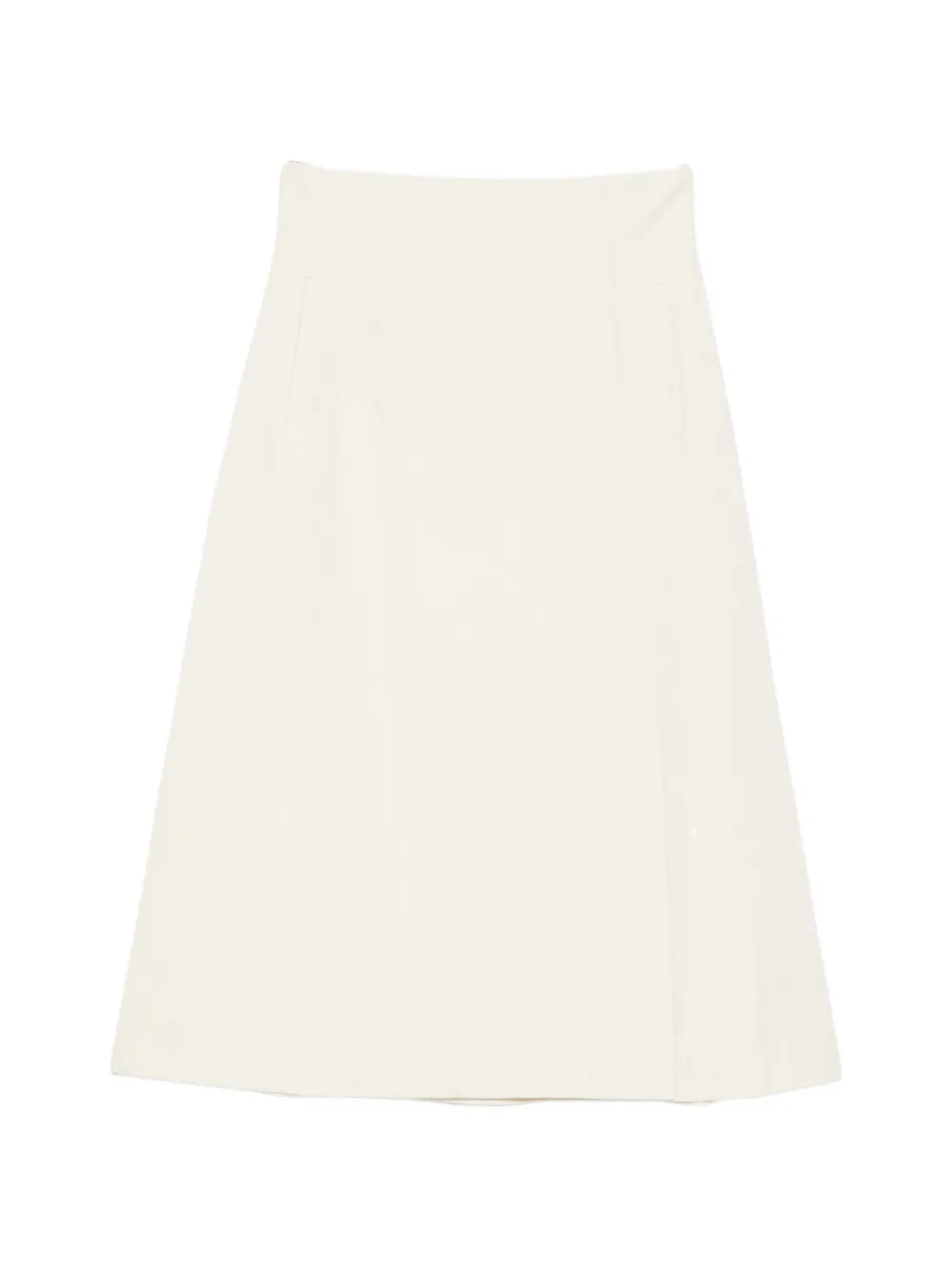 PSOPHIA Psophia high-waisted midi skirt - Nude