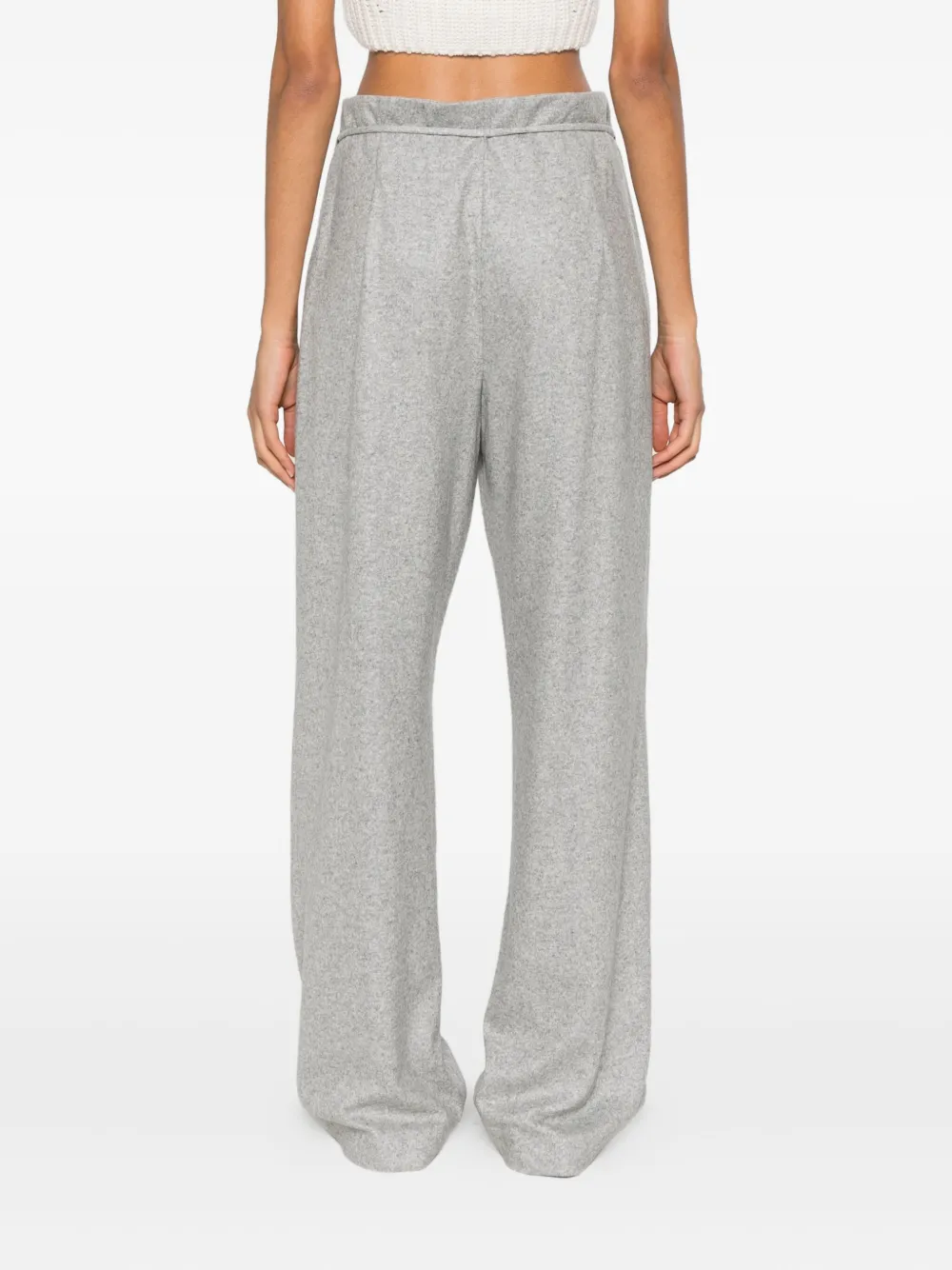 Liviana Conti Colin Drawstring Trousers In Gray