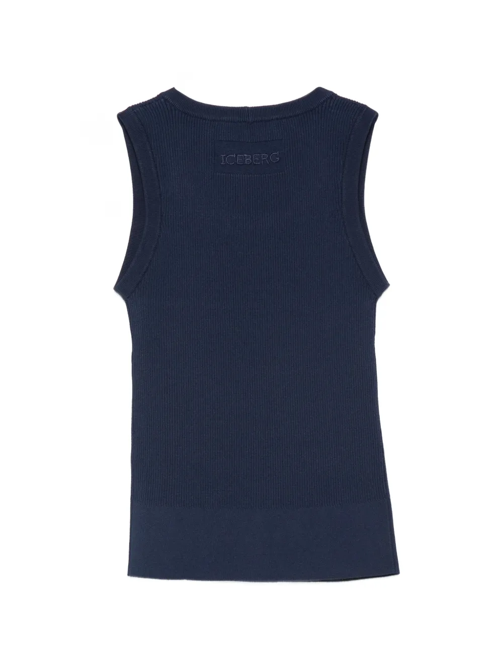 Iceberg Tanktop met diepe ronde hals Blauw