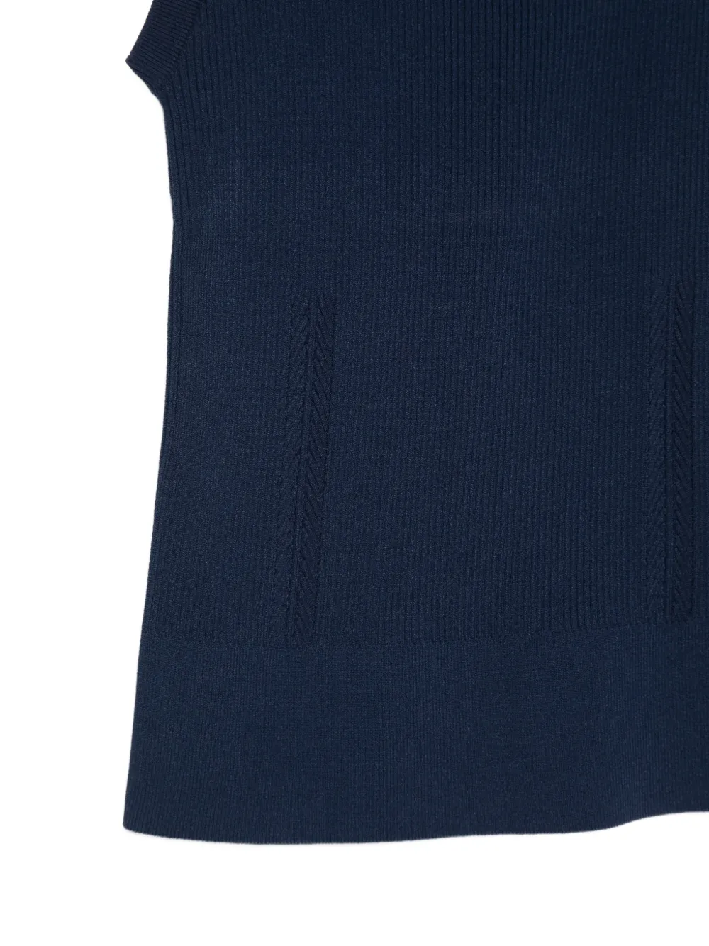 Iceberg Tanktop met diepe ronde hals Blauw