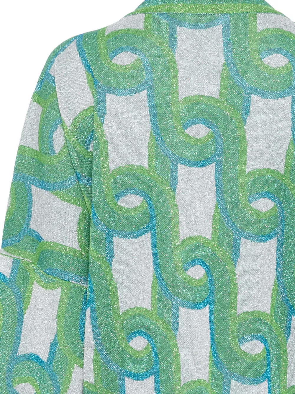  Circus Hotel Geometric-pattern Jacket - Green 