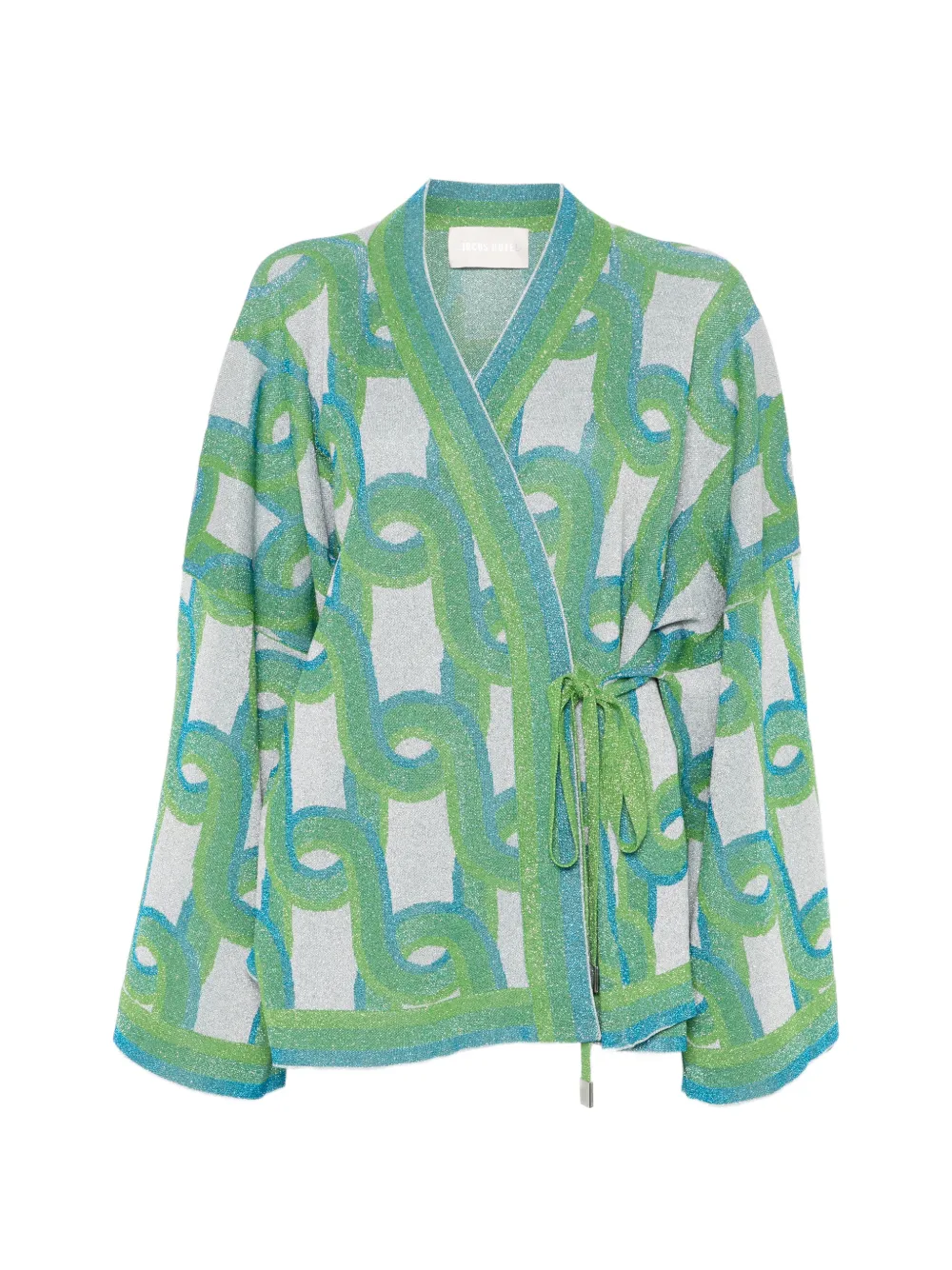 Circus Hotel geometric-pattern jacket - Grün