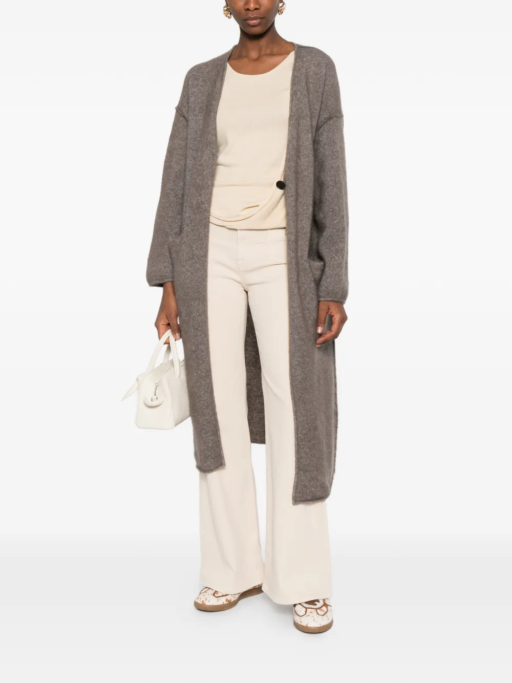 By Malene Birger Delila jas met V-hals - Bruin