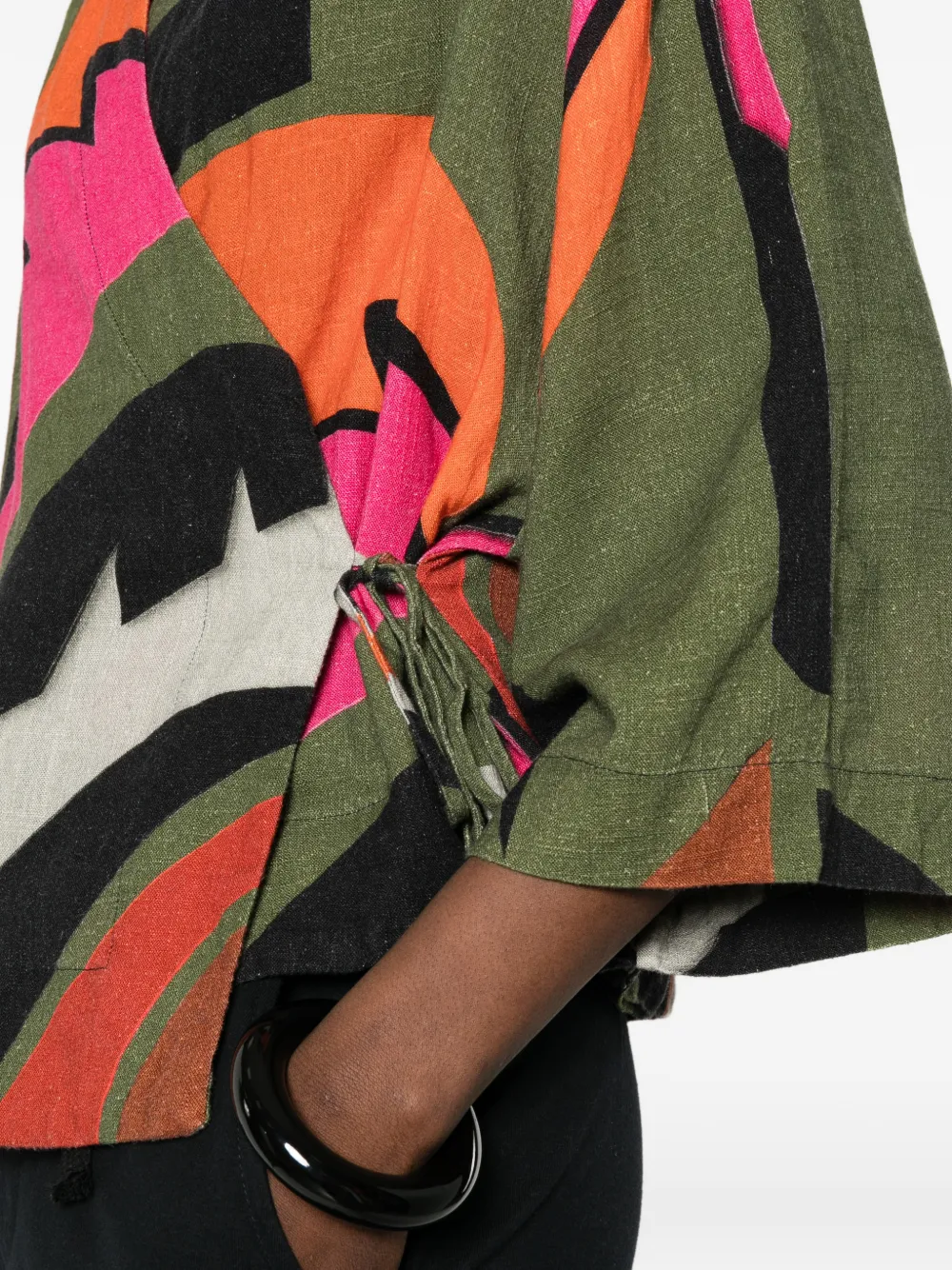 Osklen Tuniek met bloemenprint Groen