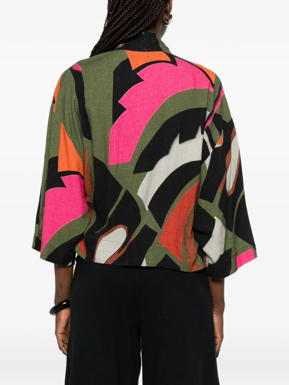 Osklen Tuniek met bloemenprint Groen