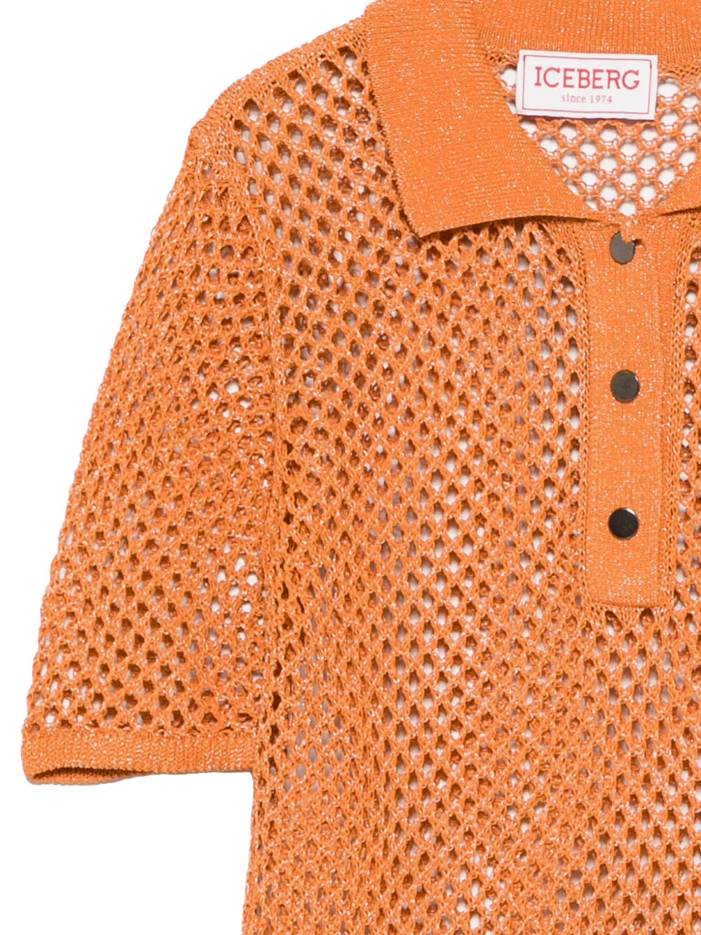  Iceberg Polo Con Botones - Naranja 