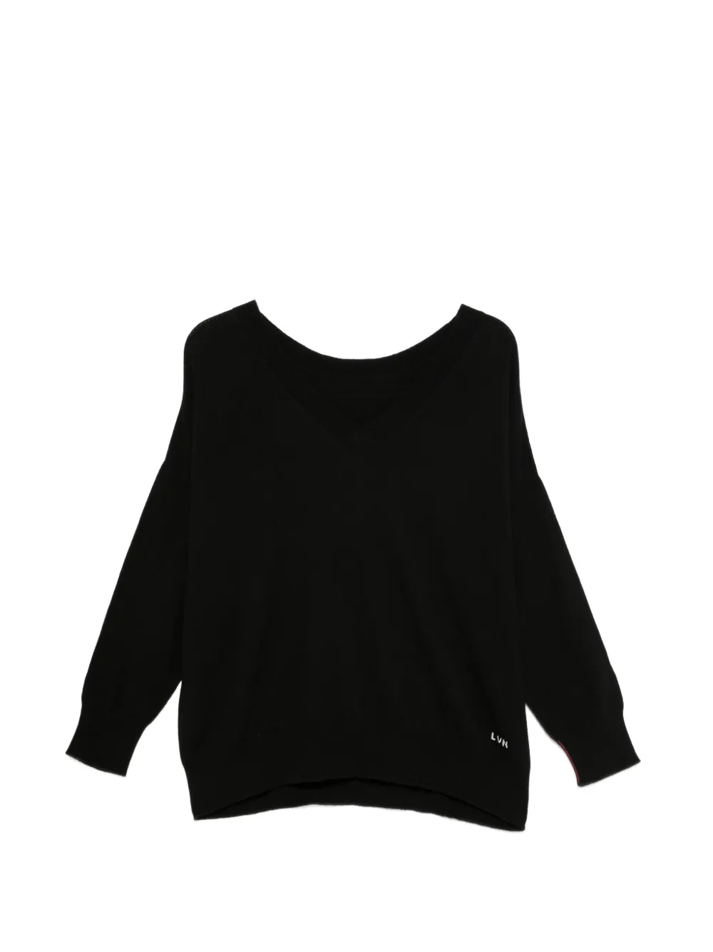 Liviana Conti V-neck sweater - Schwarz