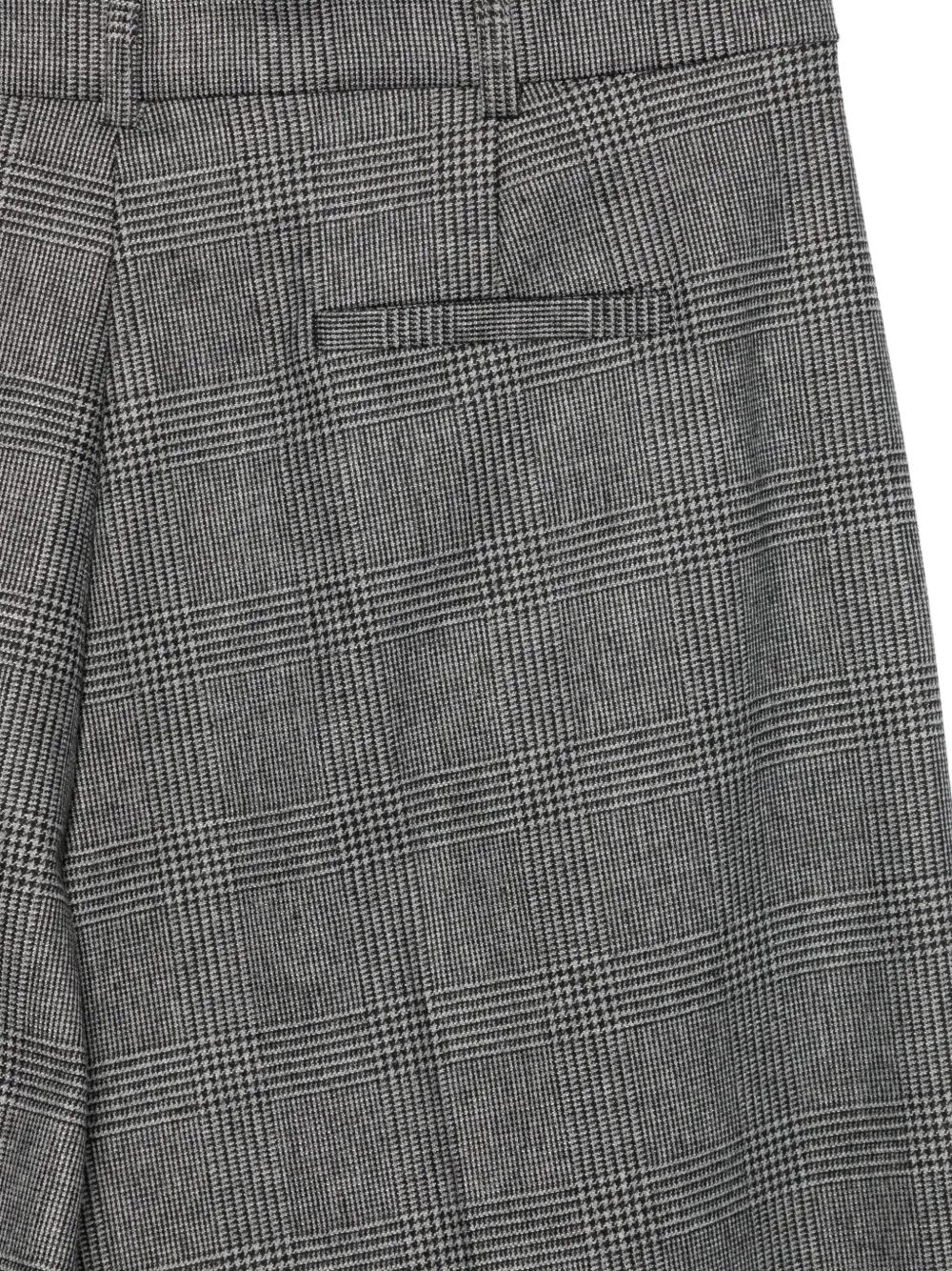 PINKO Geruite broek Grijs