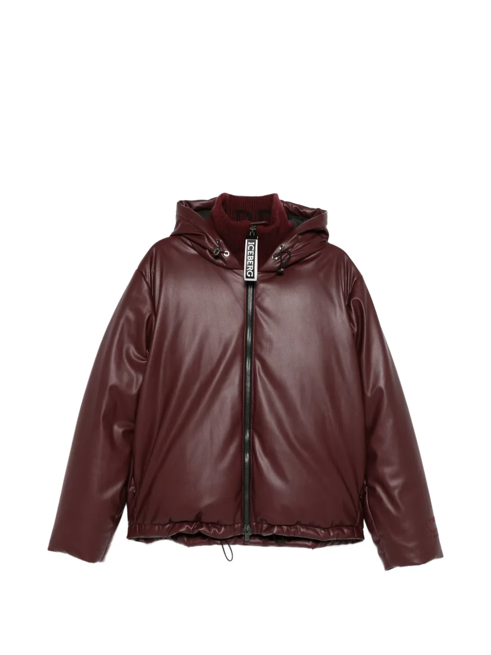 Iceberg hooded bomber jacket - Rosso