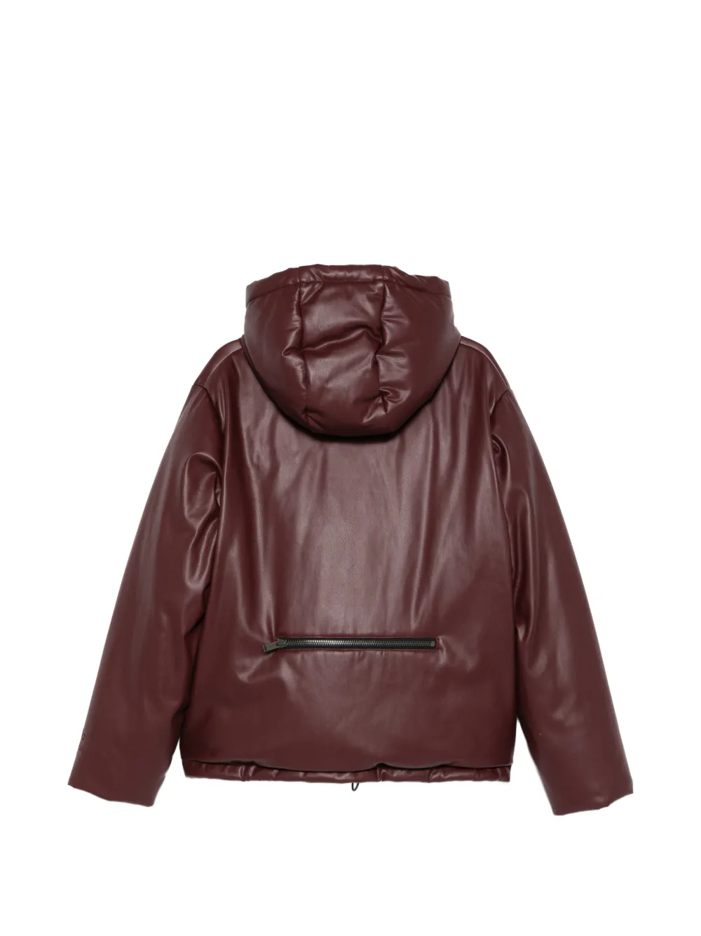  Iceberg Hooded Bomber Jacket - Red 