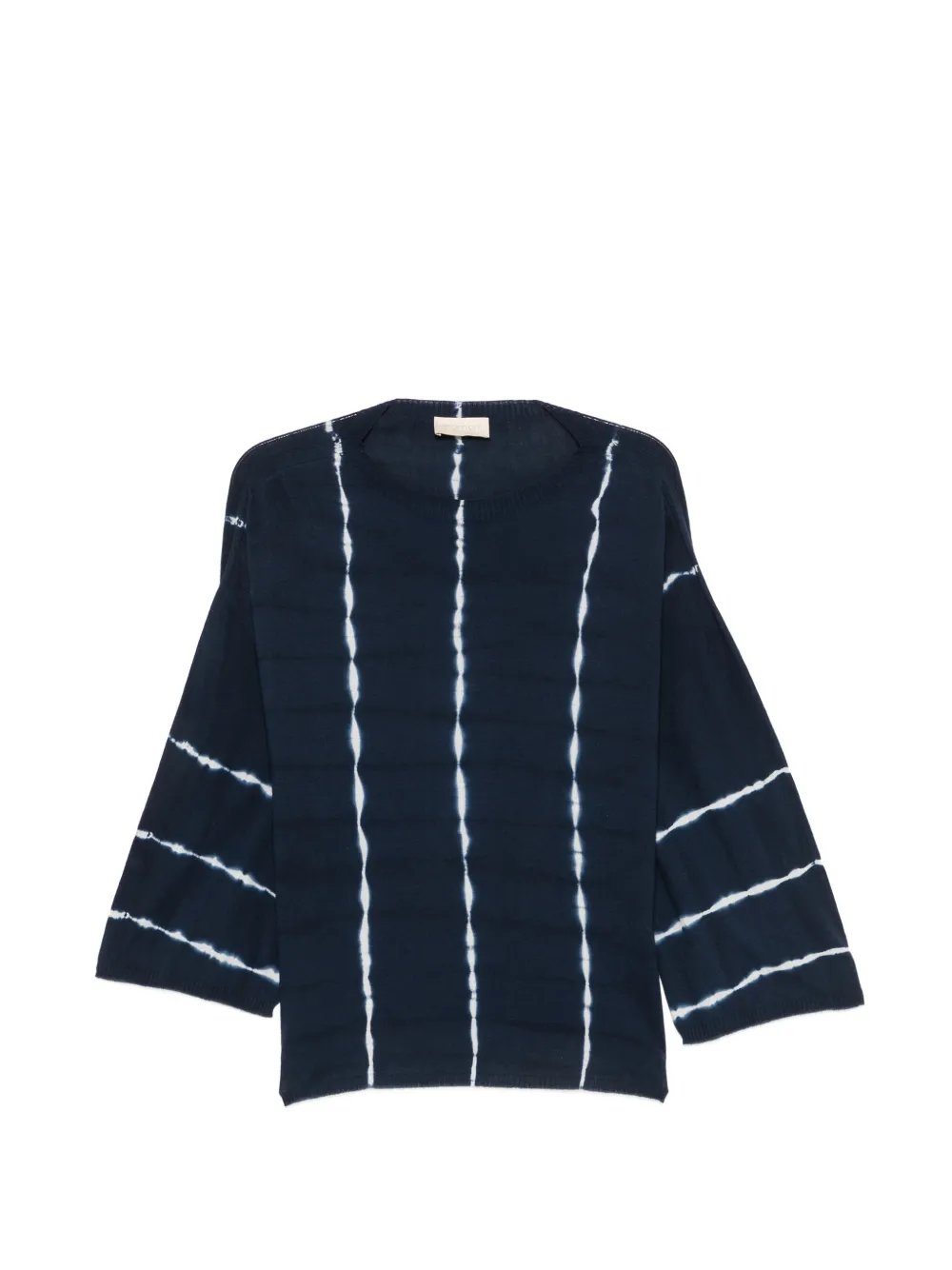 MOMONÌ Domingo tie-dye striped sweater - Blu