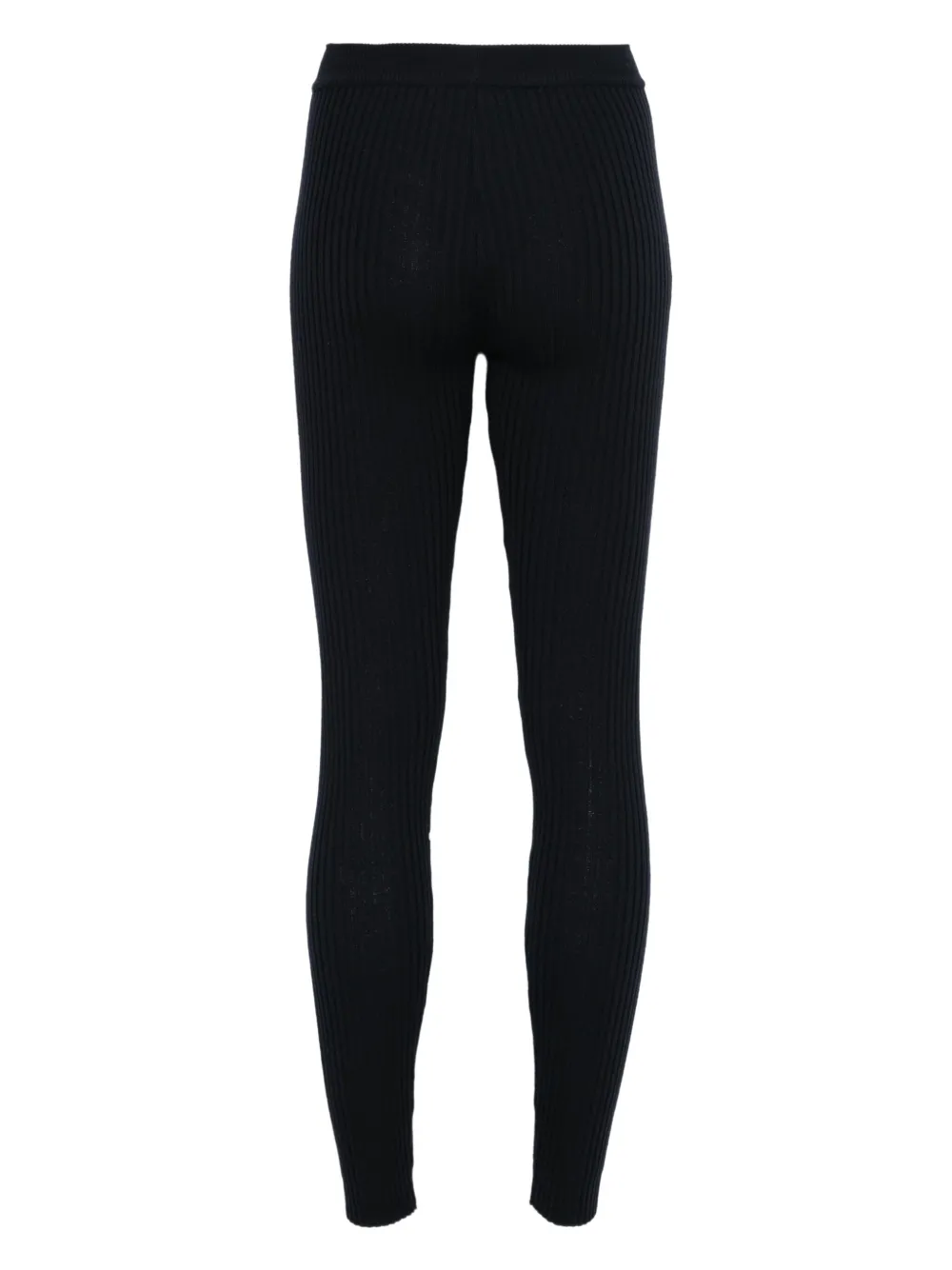 Iceberg logo knitted leggings - Zwart