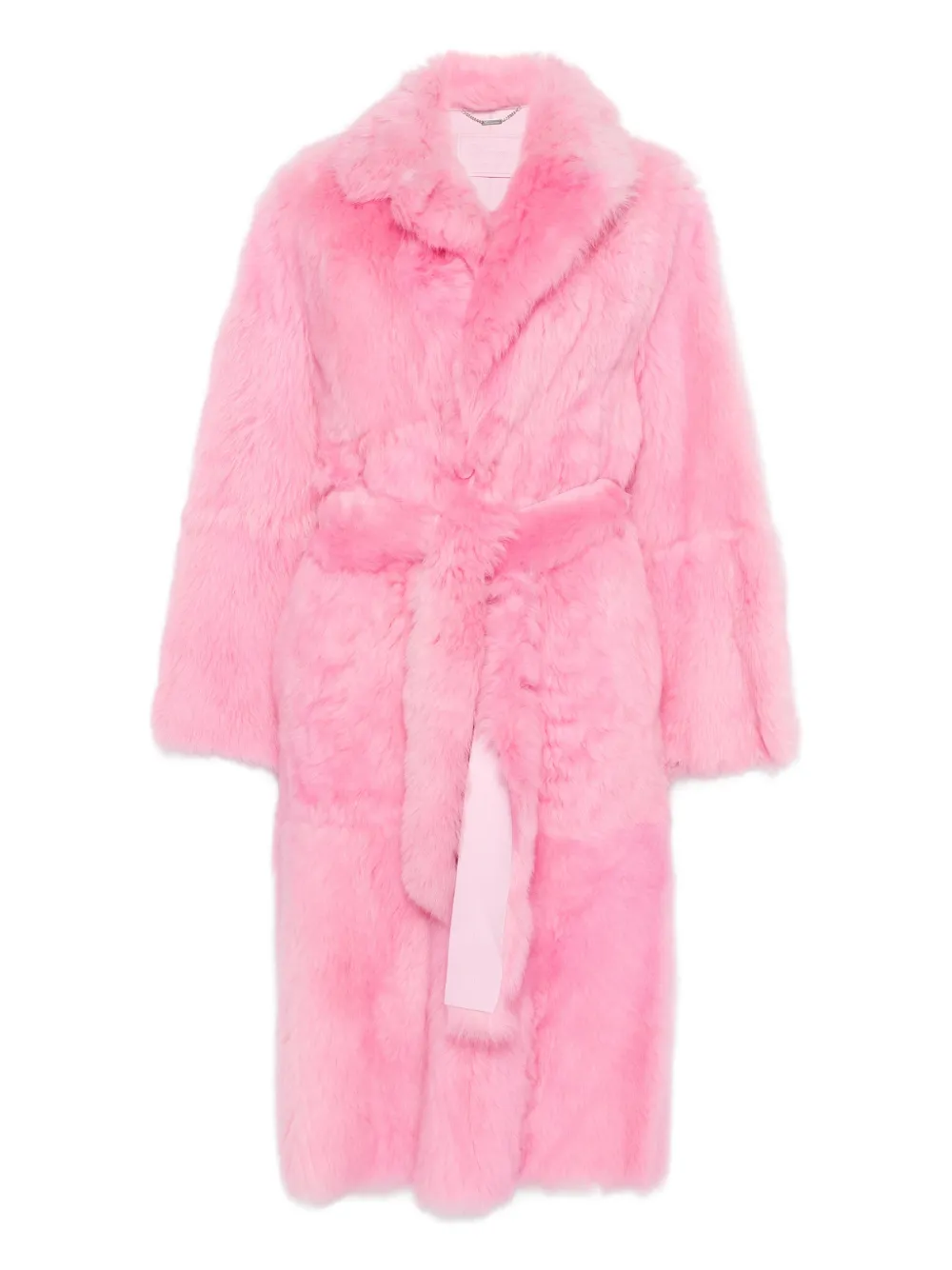 Blumarine button-up fur coat | Pink | Image 1