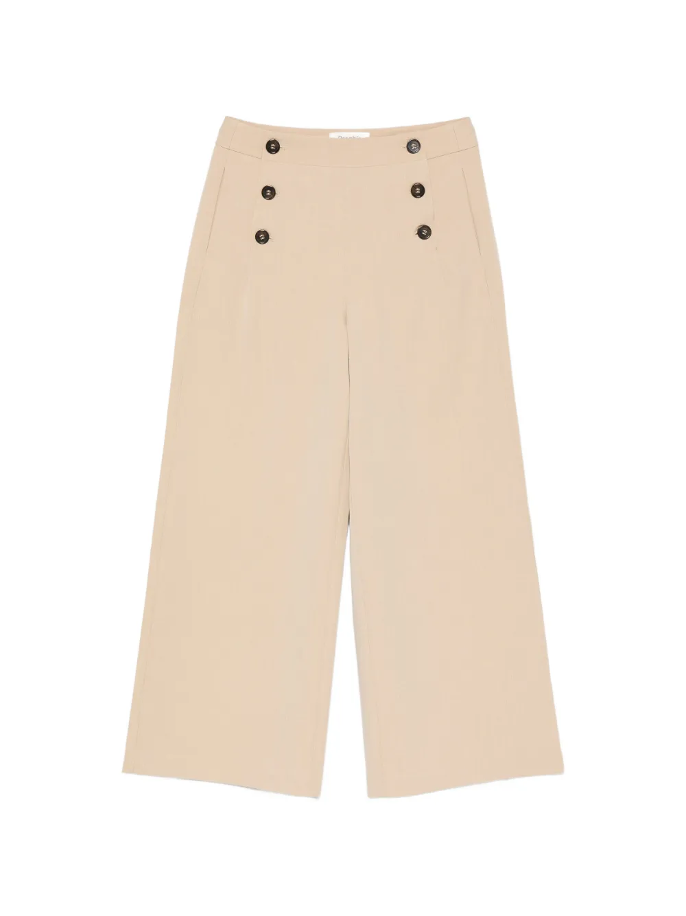 PSOPHIA button-embellished wide-leg trousers
