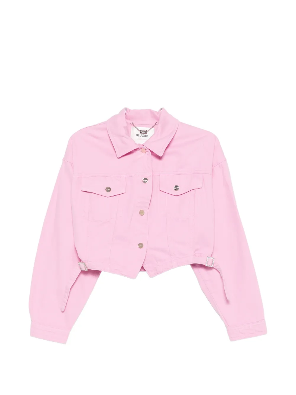 Blugirl Giacca crop con taschino - Rosa