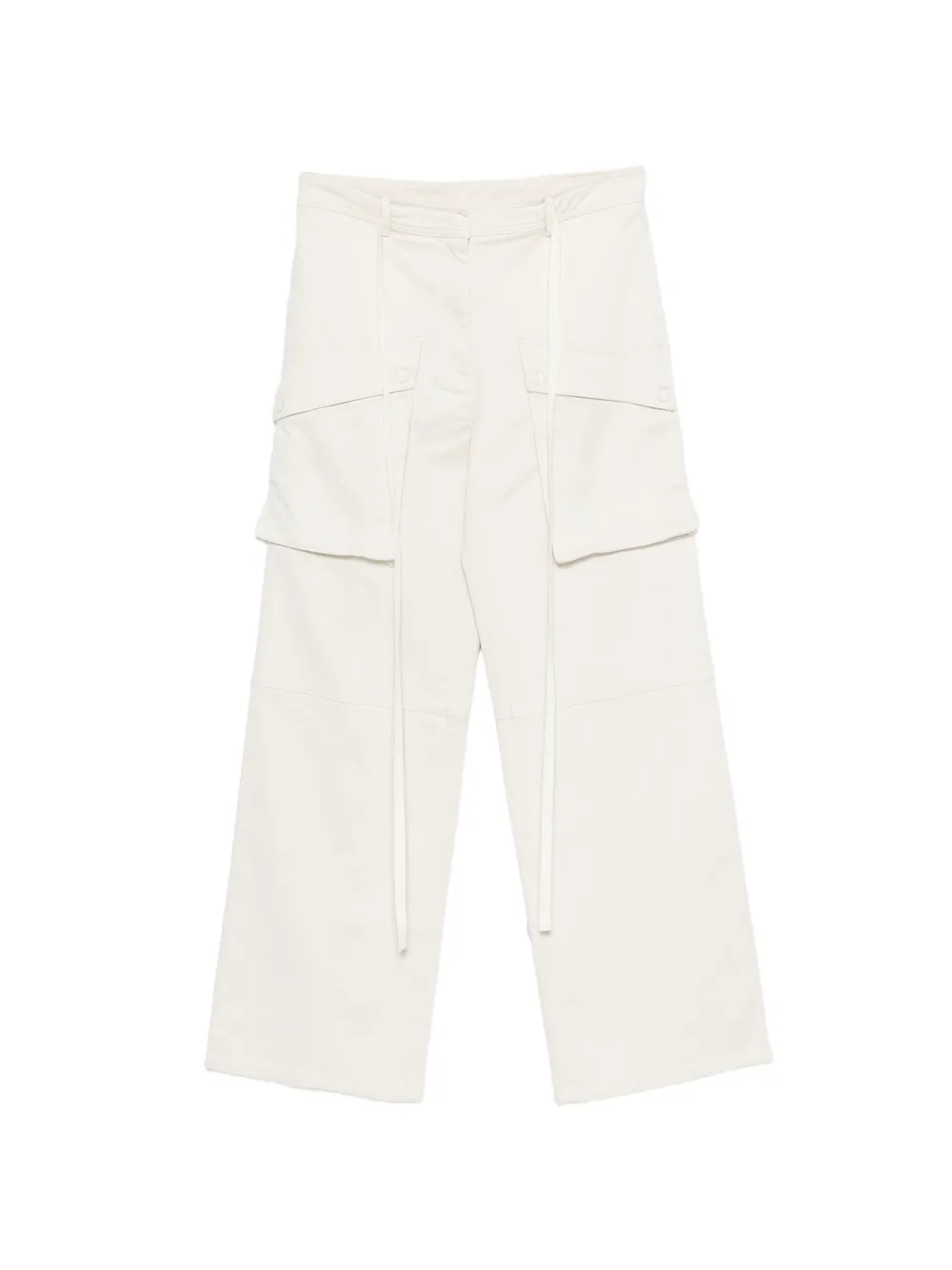 Nº21 Cargo con bottoni - Bianco