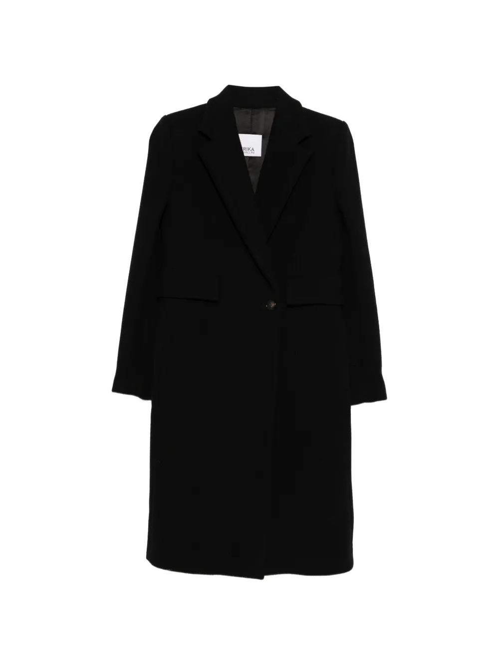 Erika Cavallini single-breasted coat - Nero
